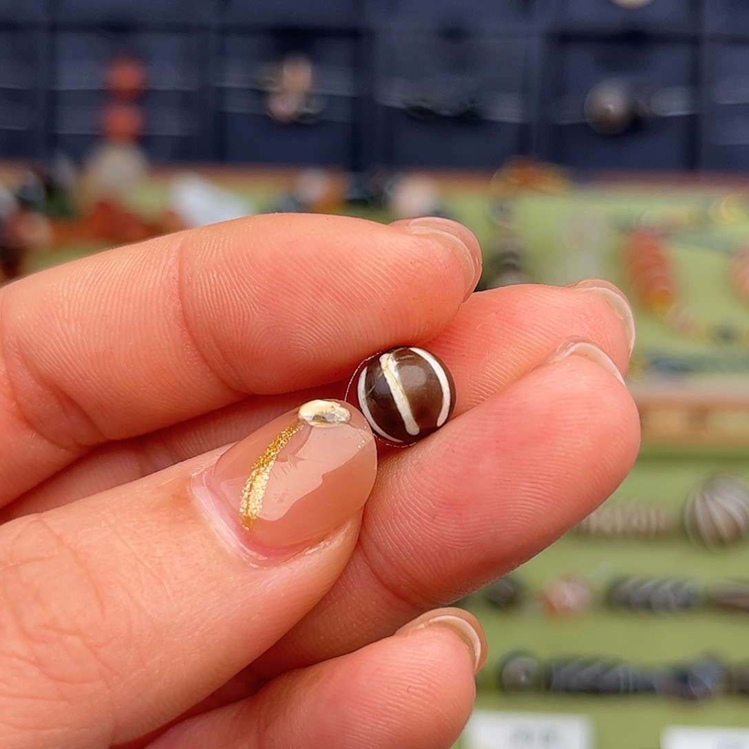 玛瑙/玉髓单珠未镶嵌