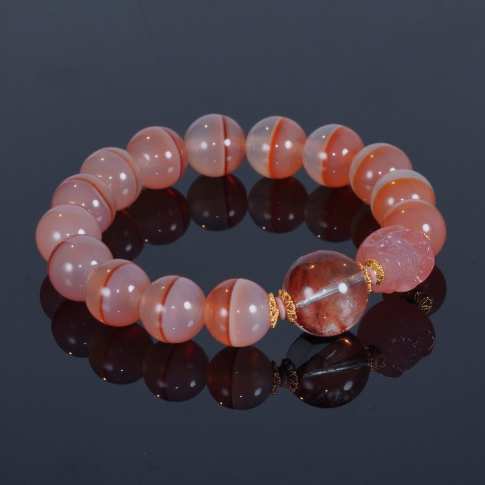 DIY配尸陀林一线药师玛瑙手串（多样性发一）