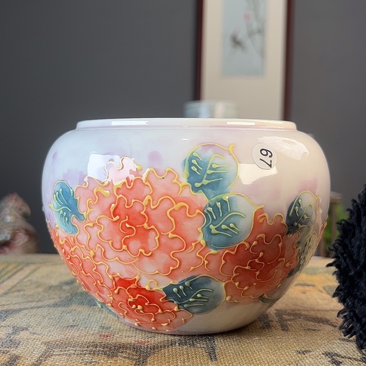 杯景德柴烧茶杯多人