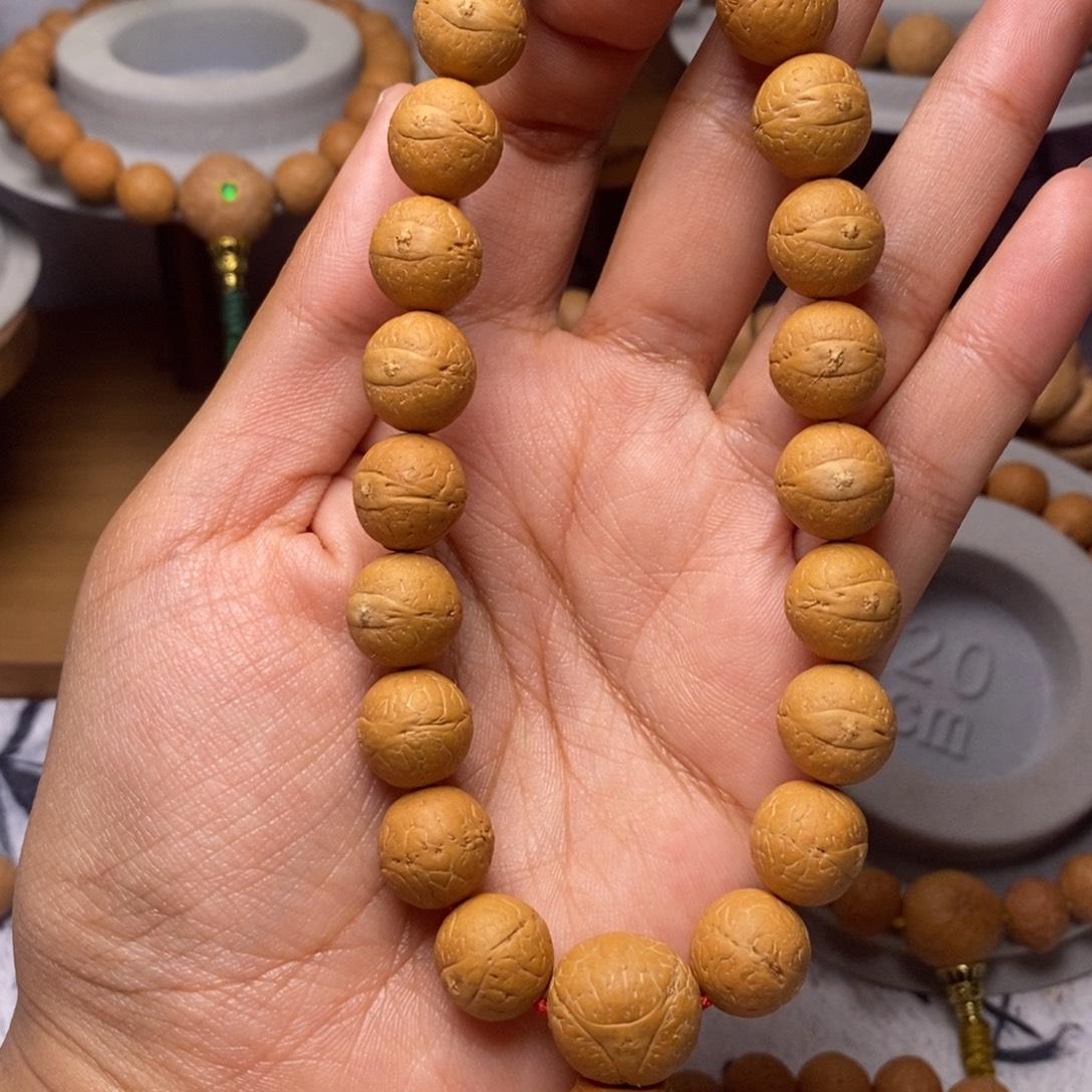 凤眼菩提吊坠手串