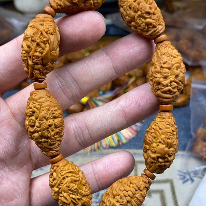 橄榄核手串/手链橄榄核雕工艺手串