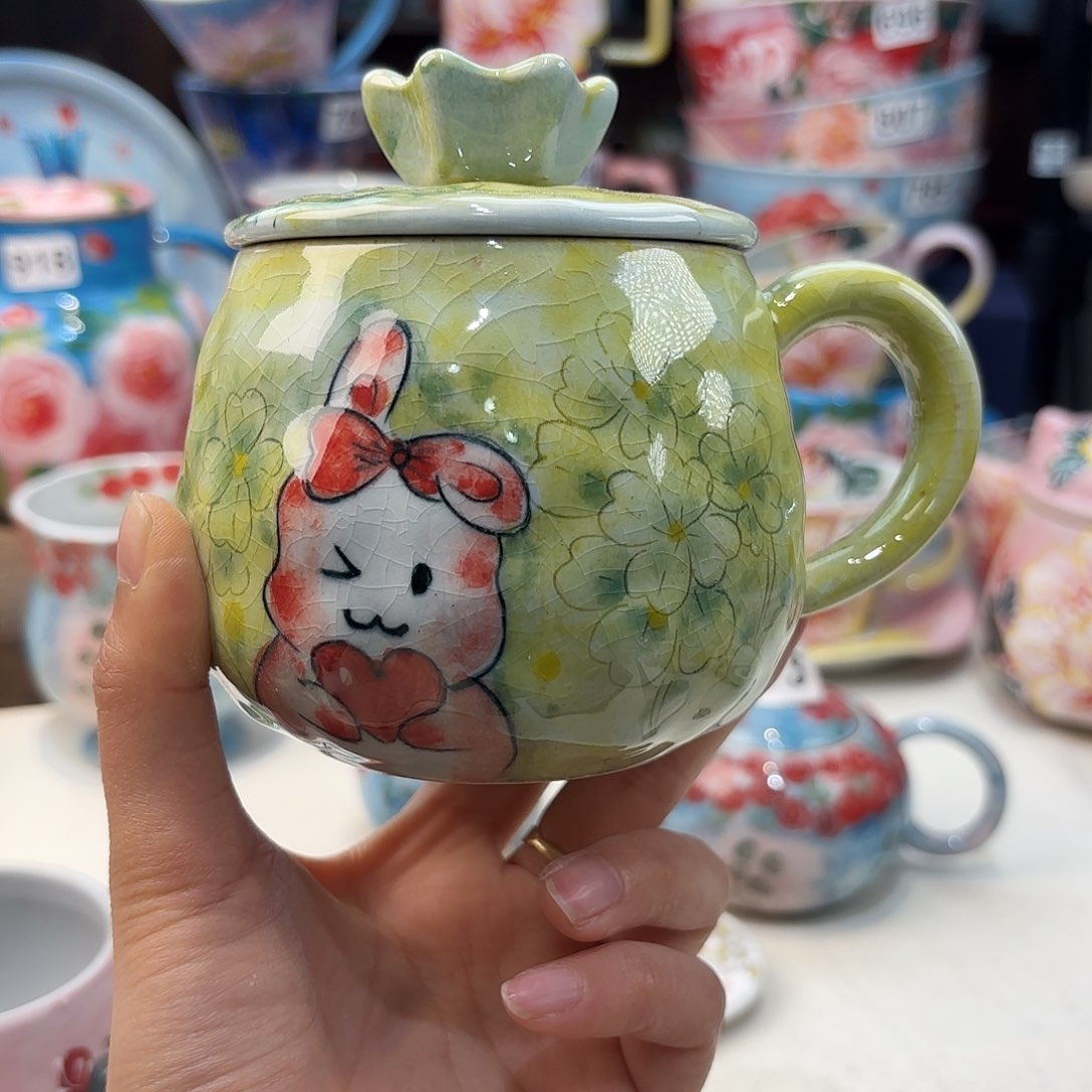 瓷片兔兔好漂亮de o k l lv tu