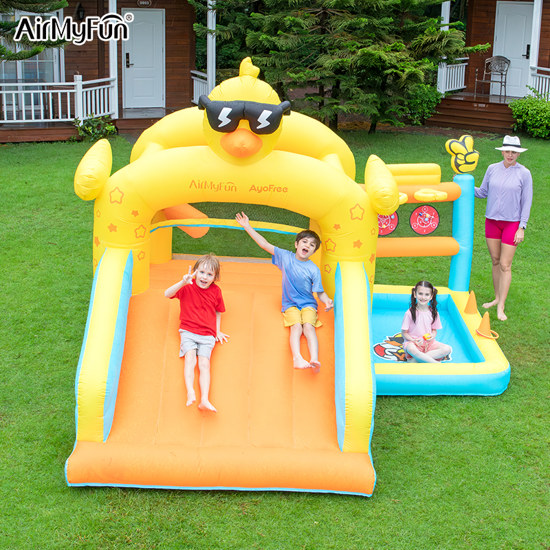 AirMyFun蹦床城堡家用室内小型淘气堡儿童弹跳游乐场乐园蹦床滑梯