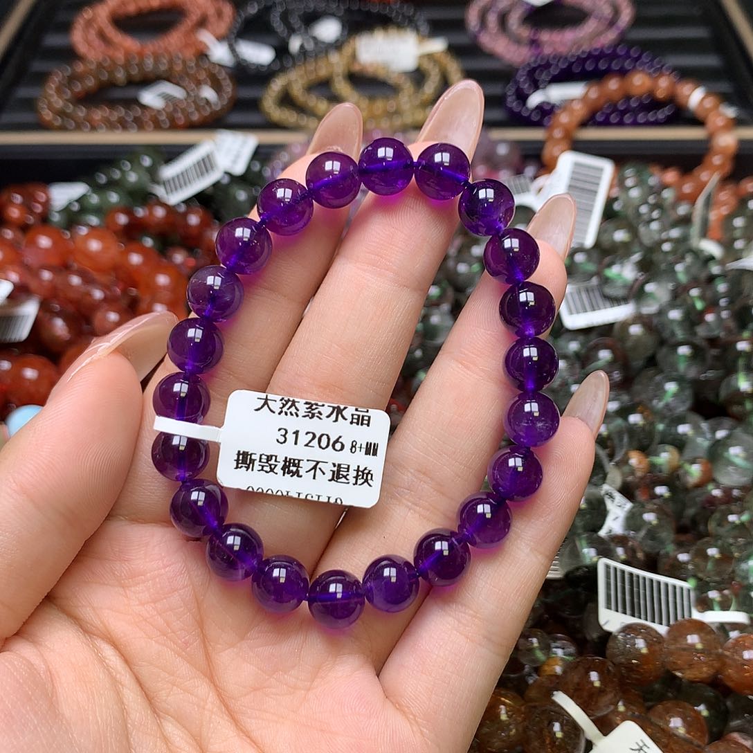 水晶手链未镶嵌，