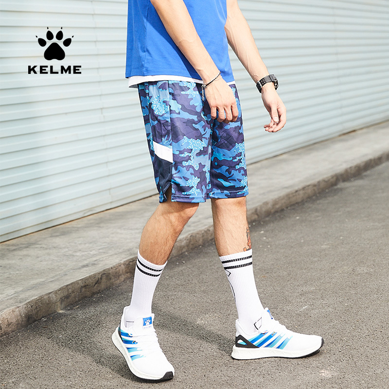KELME卡尔美运动短裤夏季透气户外休闲运动百搭五分裤子