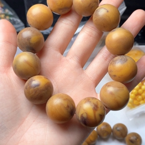 未镶嵌蜜蜡手链手串221