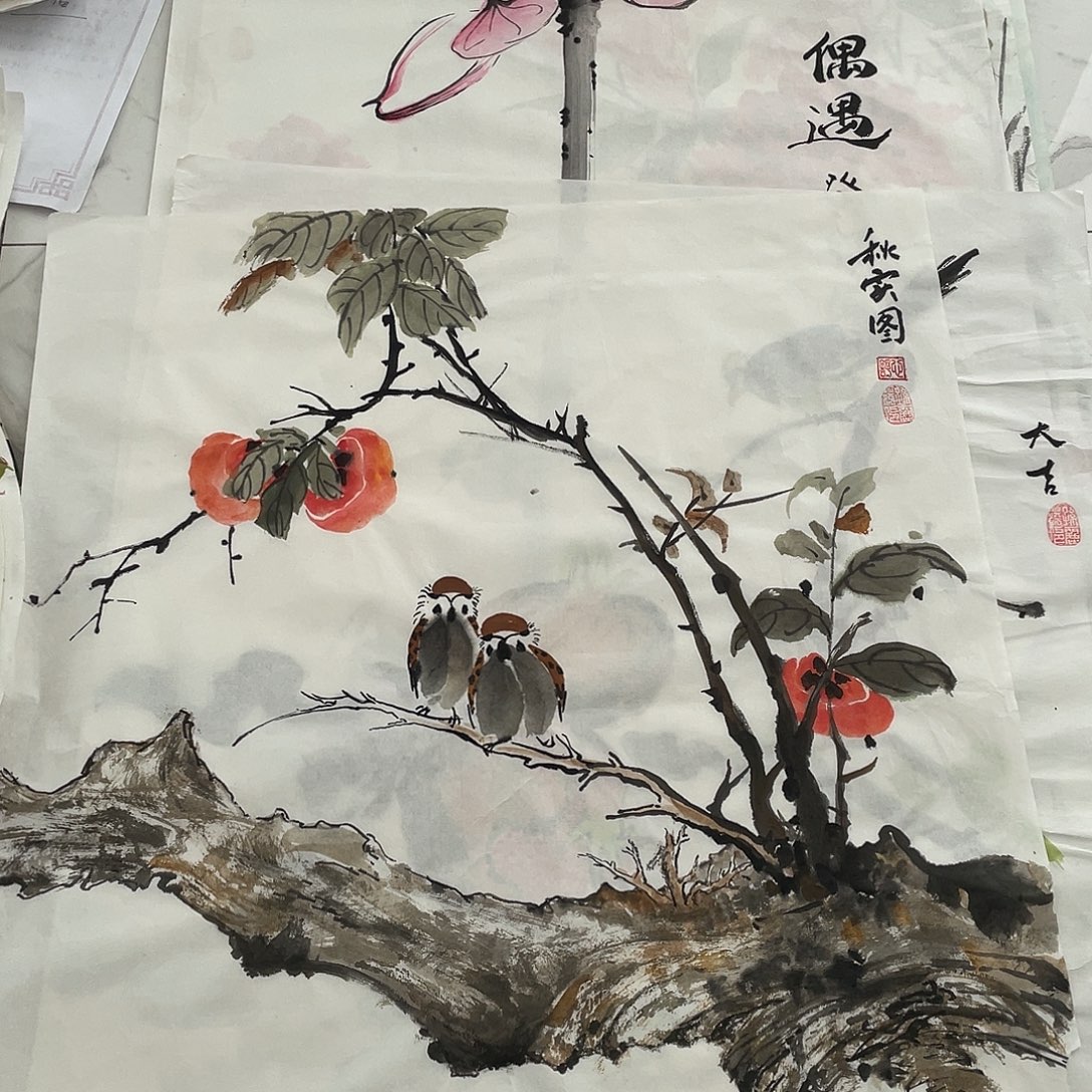 国画国画作品手绘作品