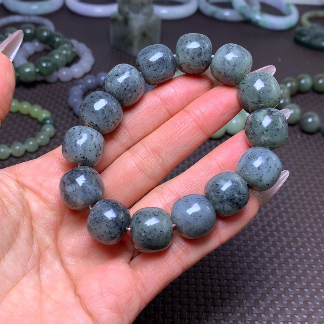 未镶嵌手串和田玉卡16