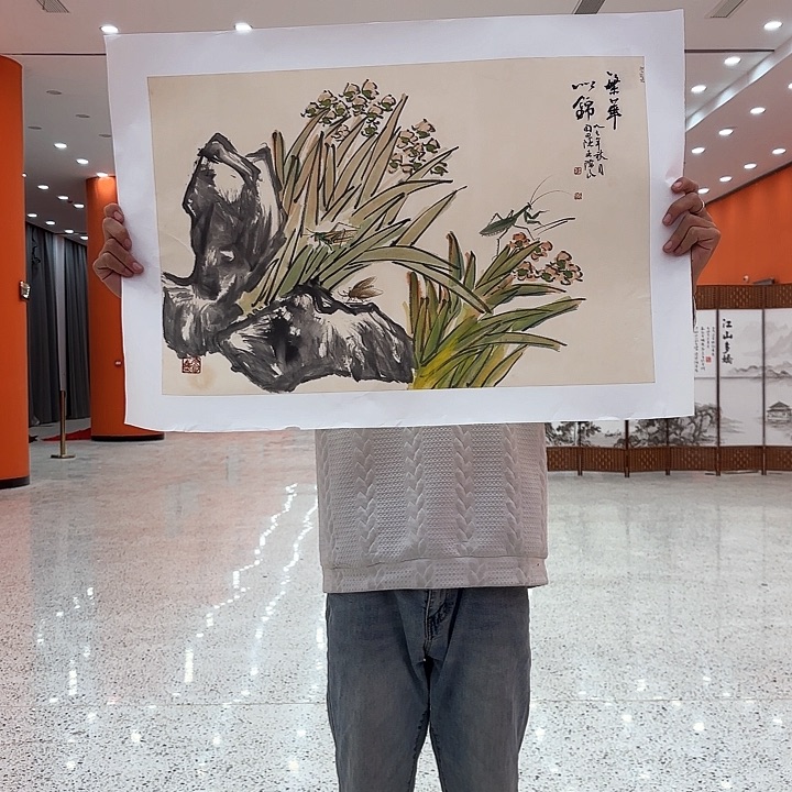 国画李陈良老先生晚年展览原作