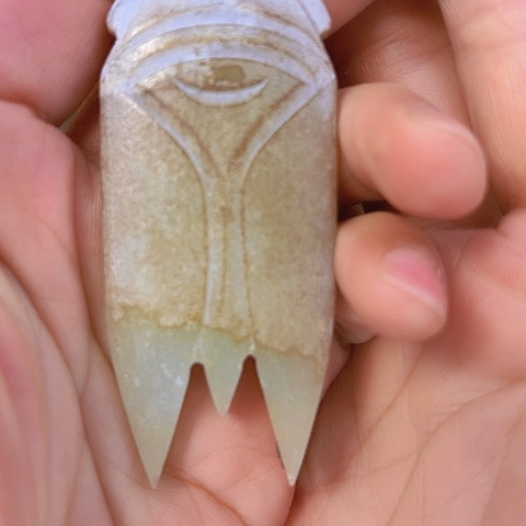 和田玉（白玉）挂件未镶嵌