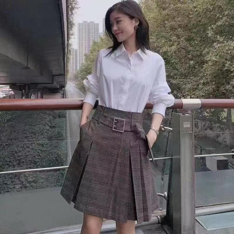 不支持退换/半身格子裙5200196