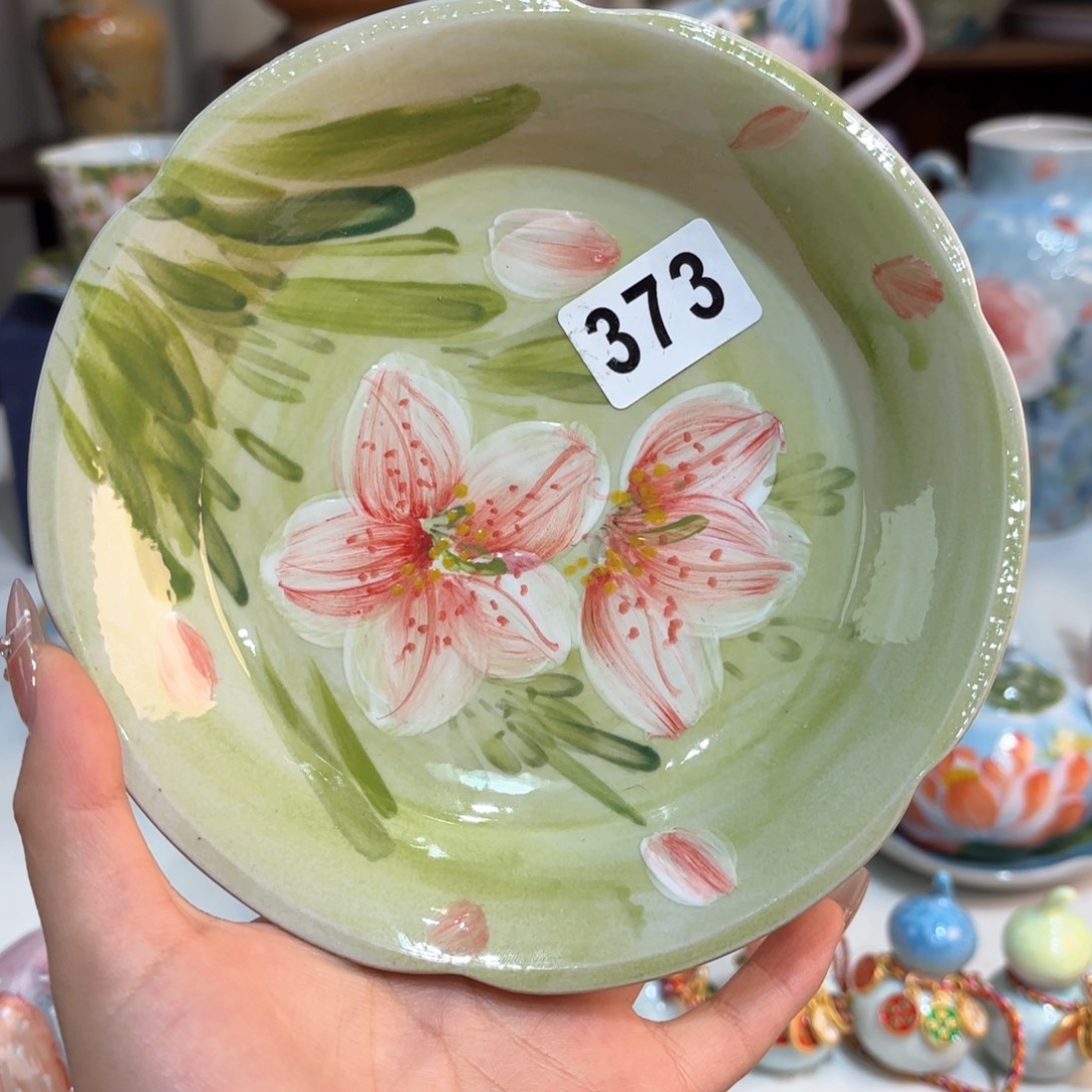 景德镇手绘高温釉下彩陶瓷茶具