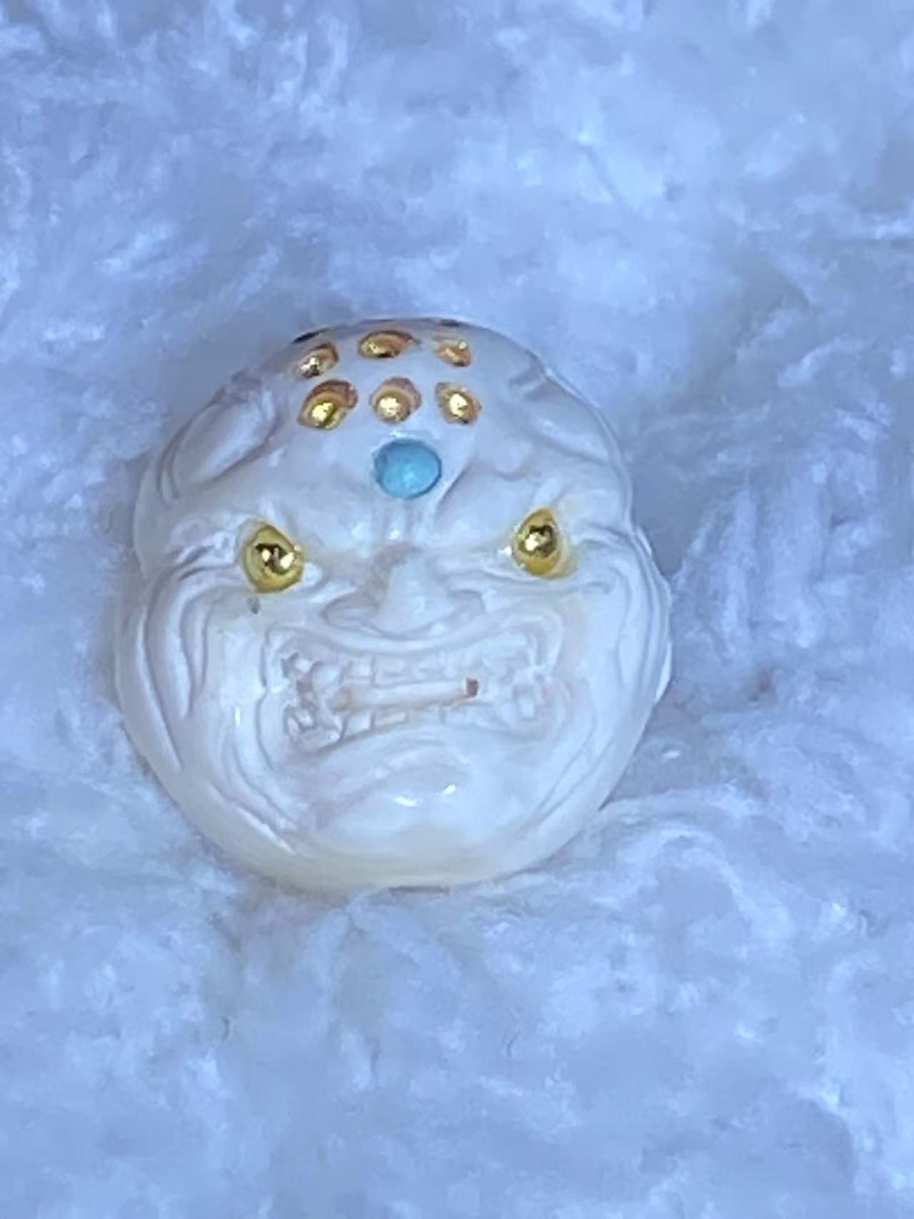 恶僧猛犸精工雕刻配珠