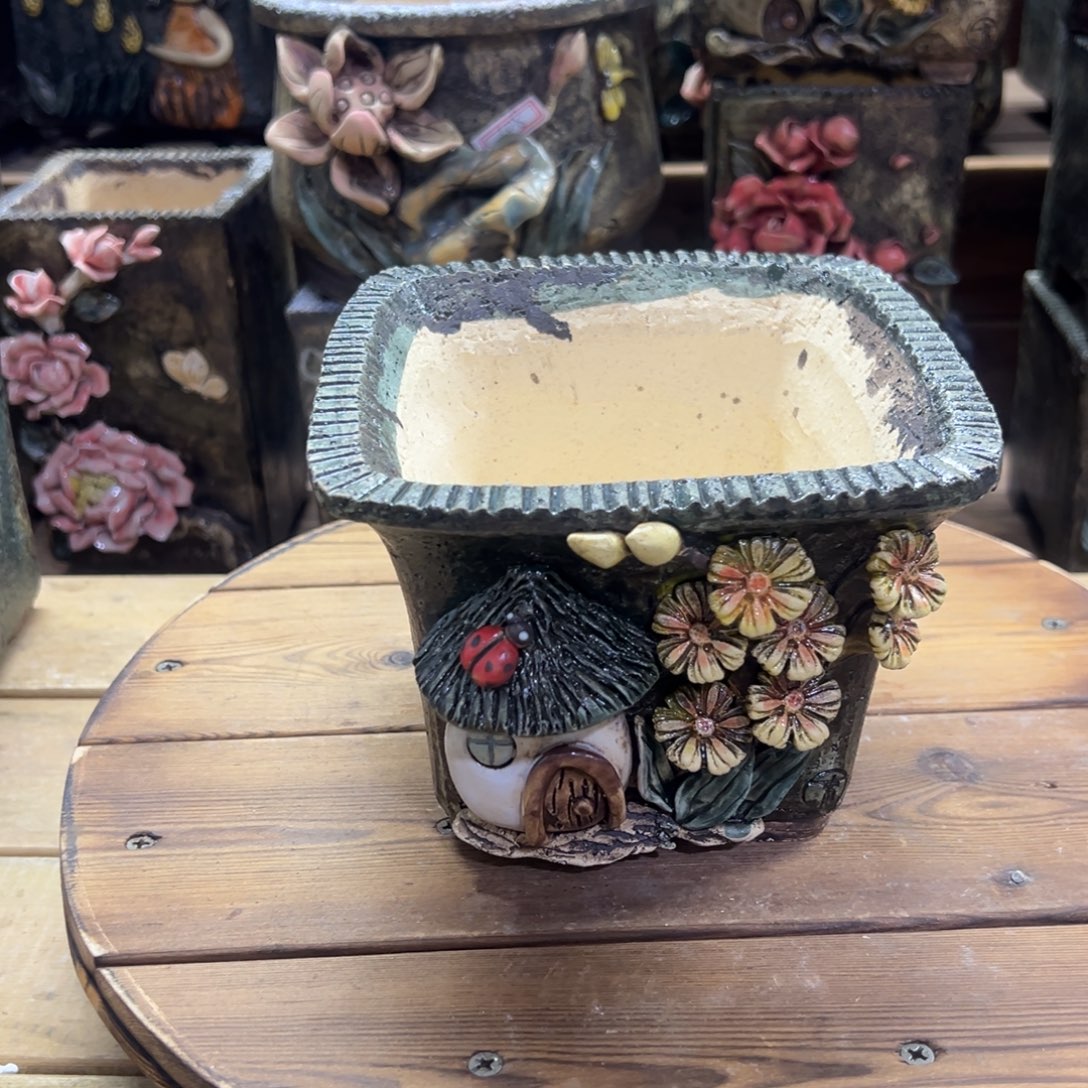 红陶青藤多肉花盆