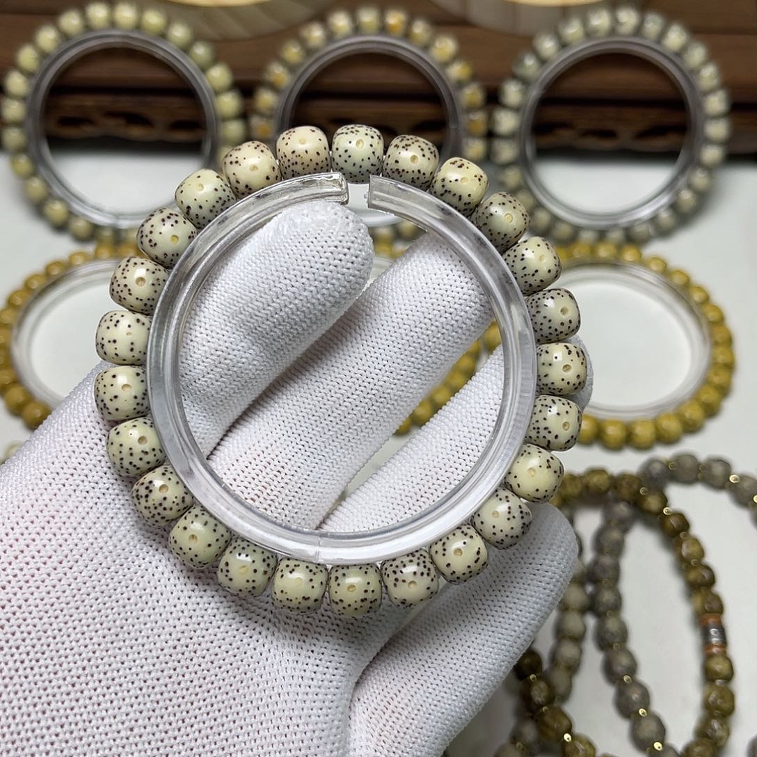 星月菩提手串9/8瓷白料新玩家练手款