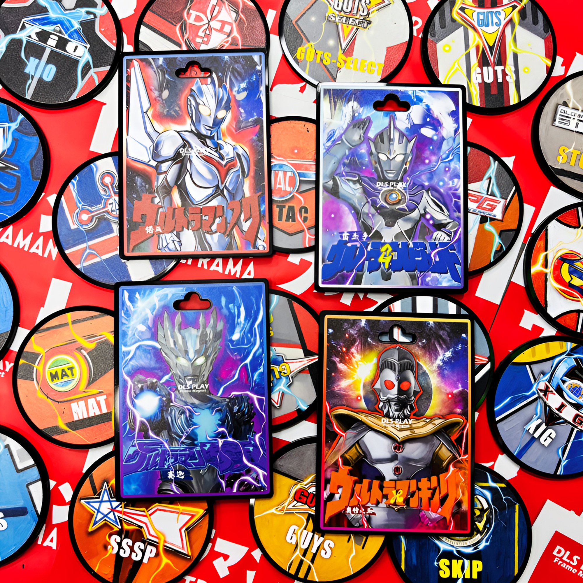 【多罗社】联名艺术家XM二创Ultraman奥特曼冰箱贴摆件挂件钥匙扣