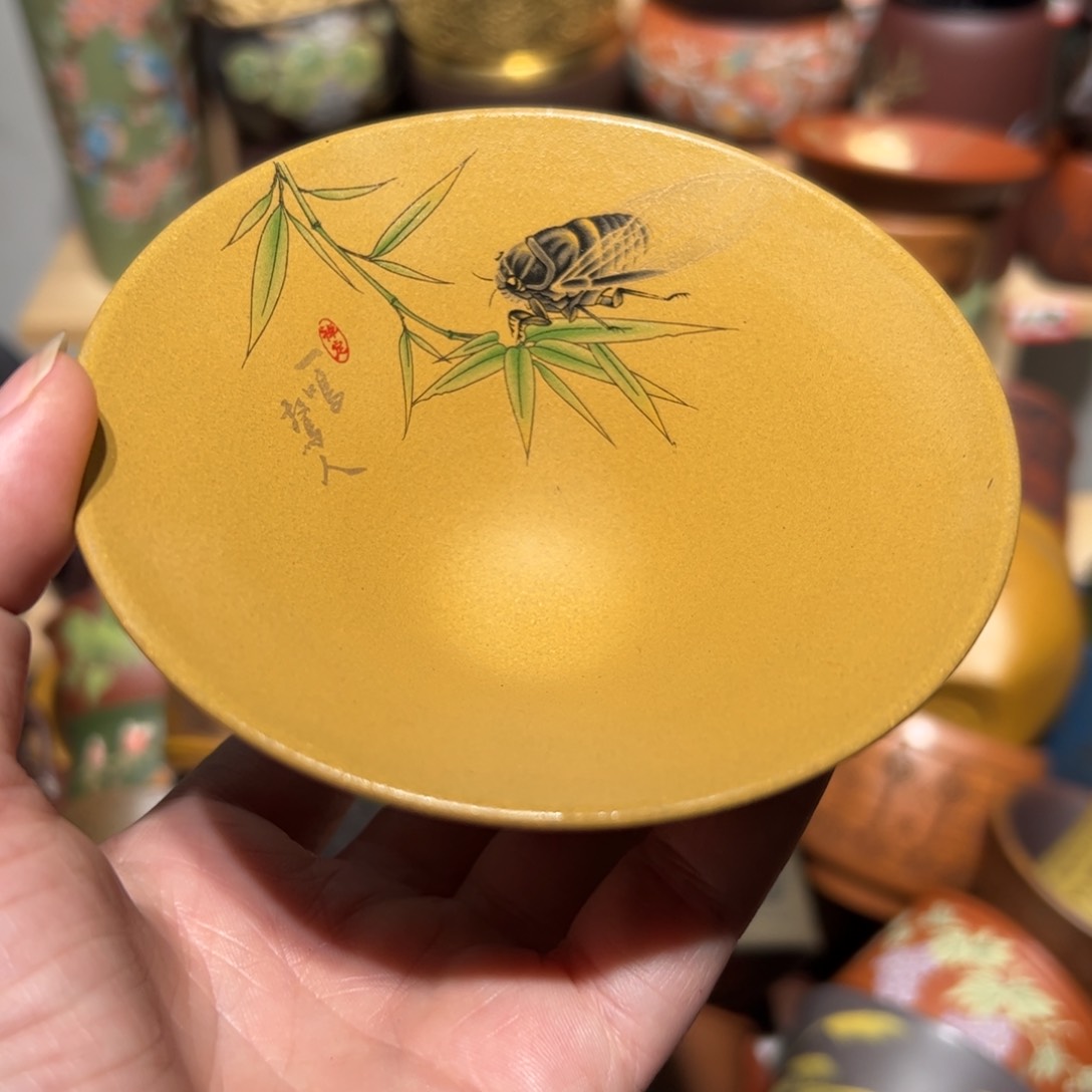 紫砂茶杯宜兴紫砂主人杯