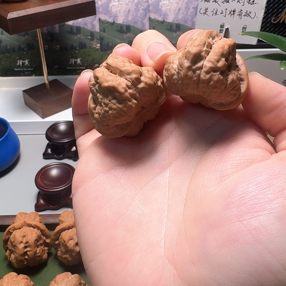 6***6吊坠文玩核桃择真严选37延庆S级八腿八眼四开背