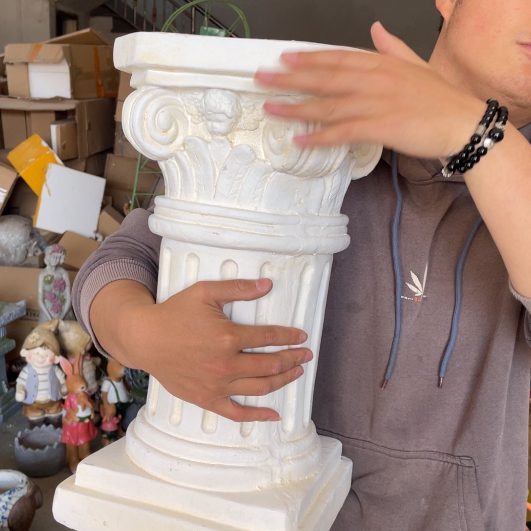 【闪购商品】陶瓷摆件中号罗马柱摆件