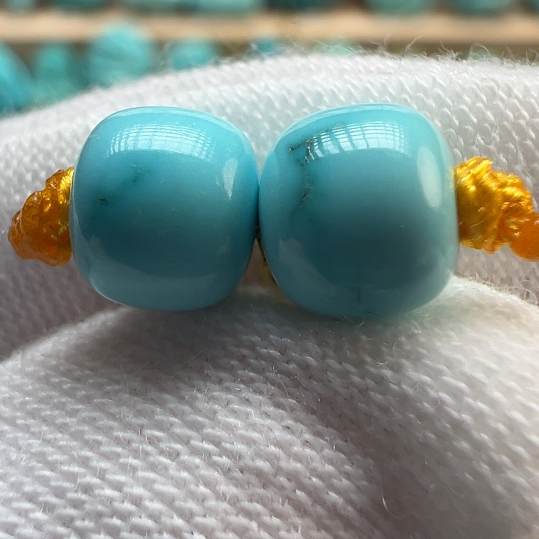 绿松石未镶嵌配饰6.3×5.5