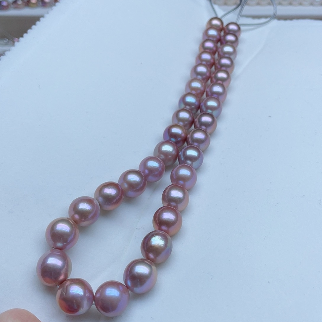 淡水珍珠颈饰银S925镶嵌