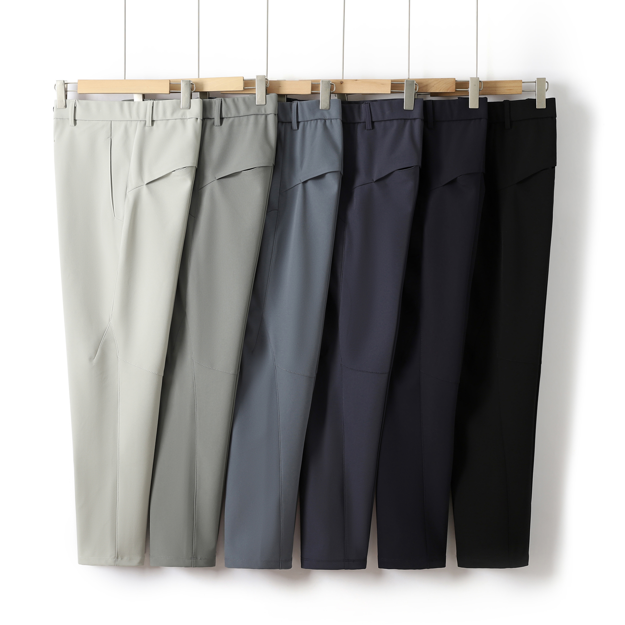 秋冬【高尔夫】百搭软壳系列户外弹力抗皱休闲裤防水运动百搭软壳裤