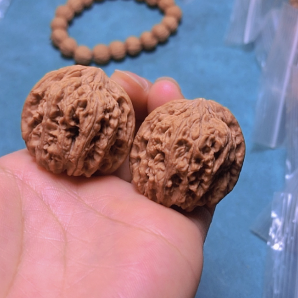 【闪购商品】核桃手串/手链33千佛山修尖