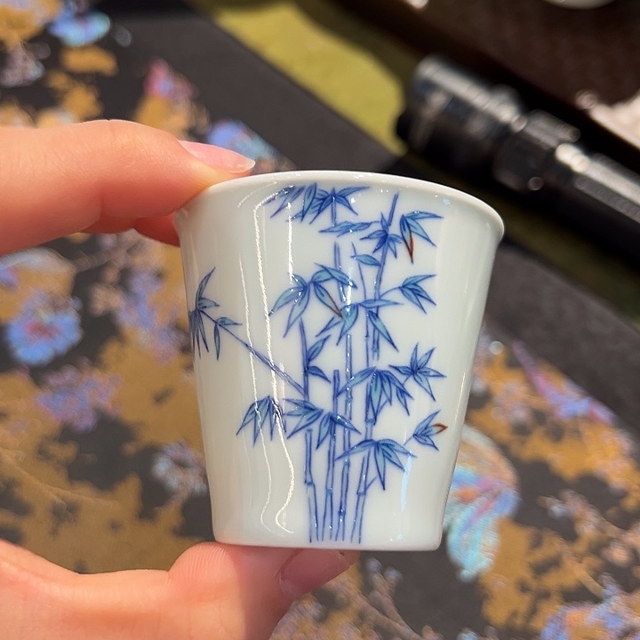 老派斗彩杯杯杯杯