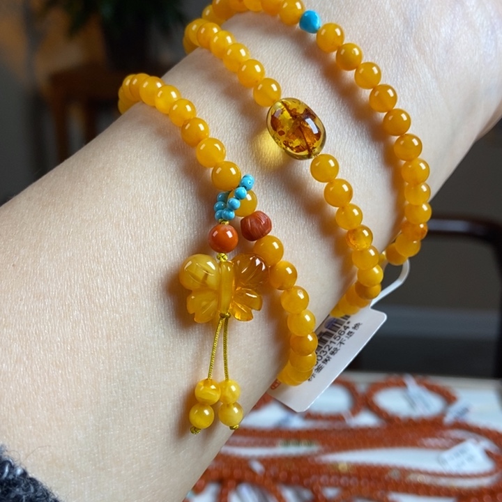 琥珀手链未镶嵌蜜蜡手串5