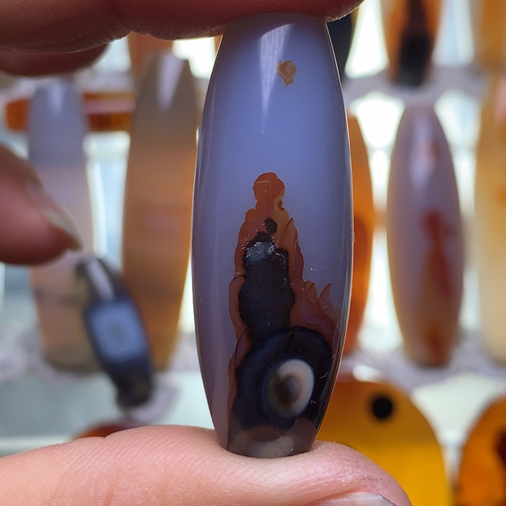 玛瑙/玉髓颈饰未镶嵌23