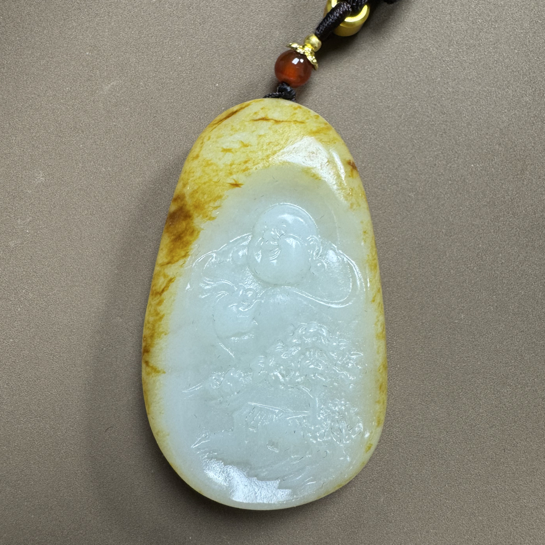 和田玉玉石挂件W1221拍一发一