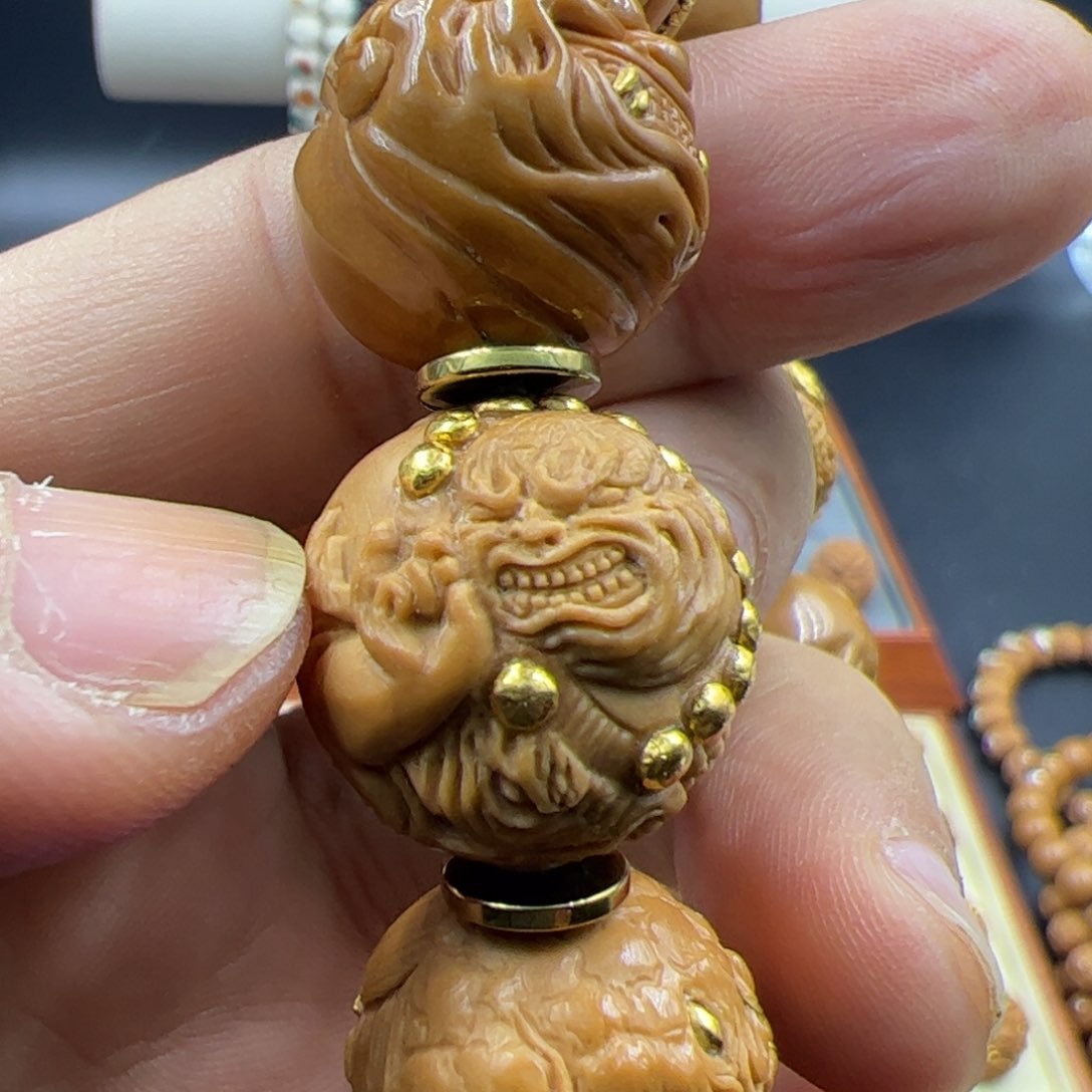 猴头核桃吊坠胖*儿祥龙