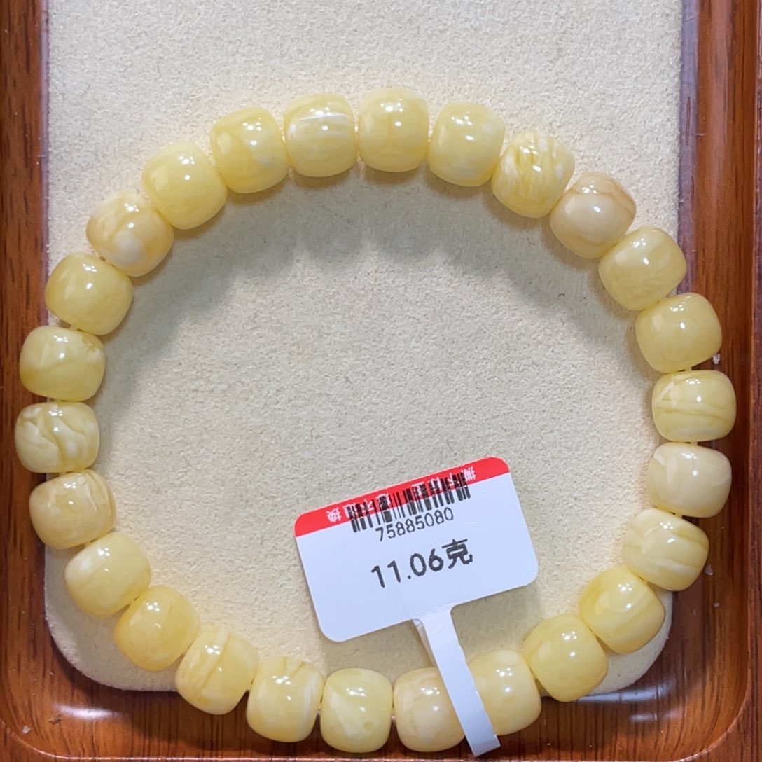 琥珀手链未镶嵌蜜蜡