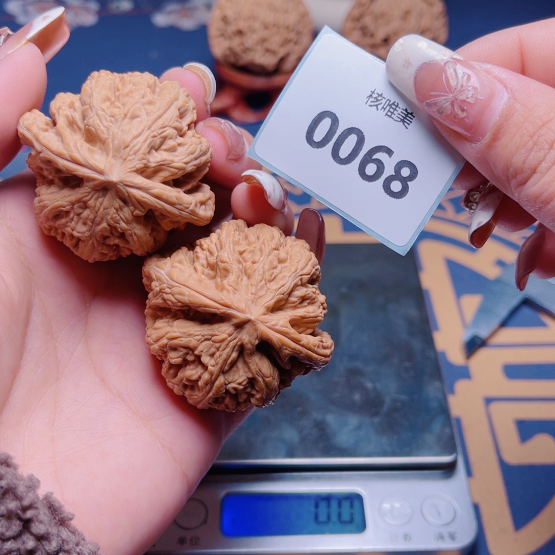 文玩核桃把件粗筋0068