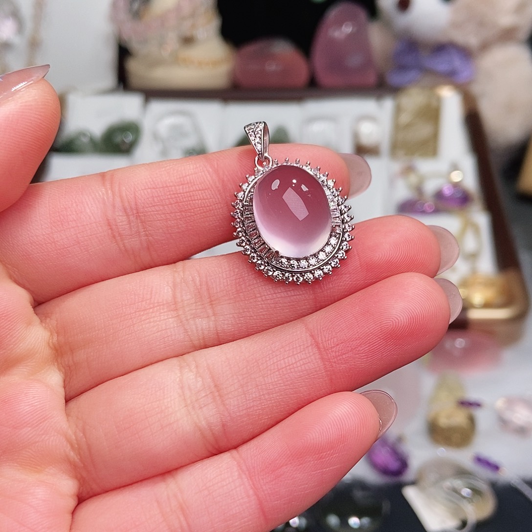 吊坠(赠链)银S925镶嵌水晶