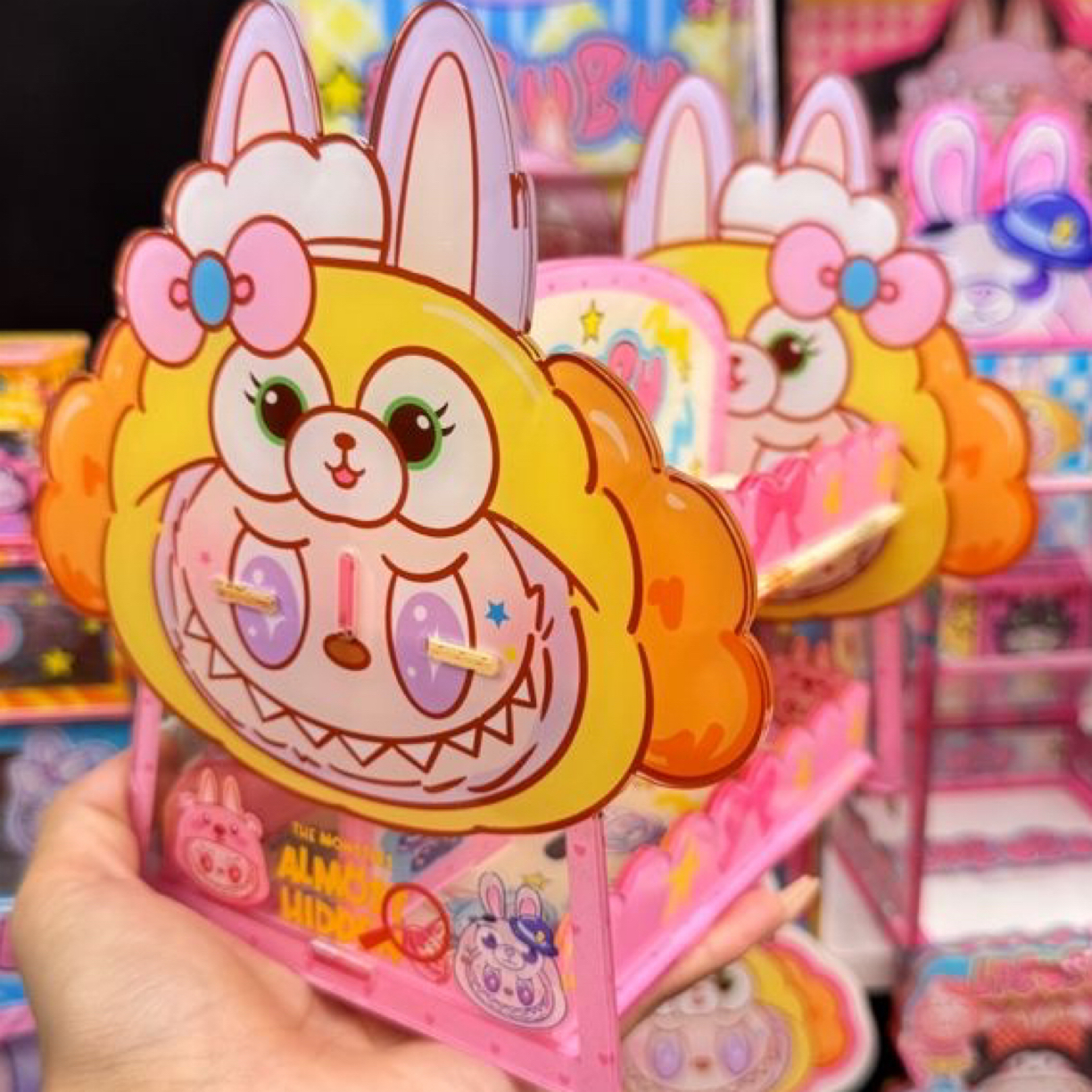 【新品链接】DIY亚克力卡套收纳盒摇摇本置物架镜子