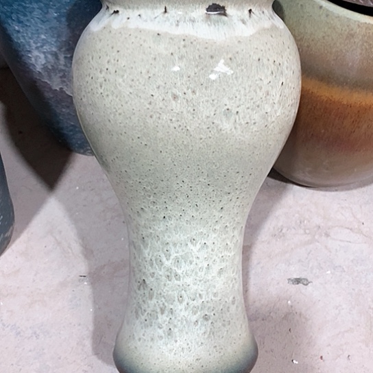 紫砂花盆口15高度37瑕疵鱼