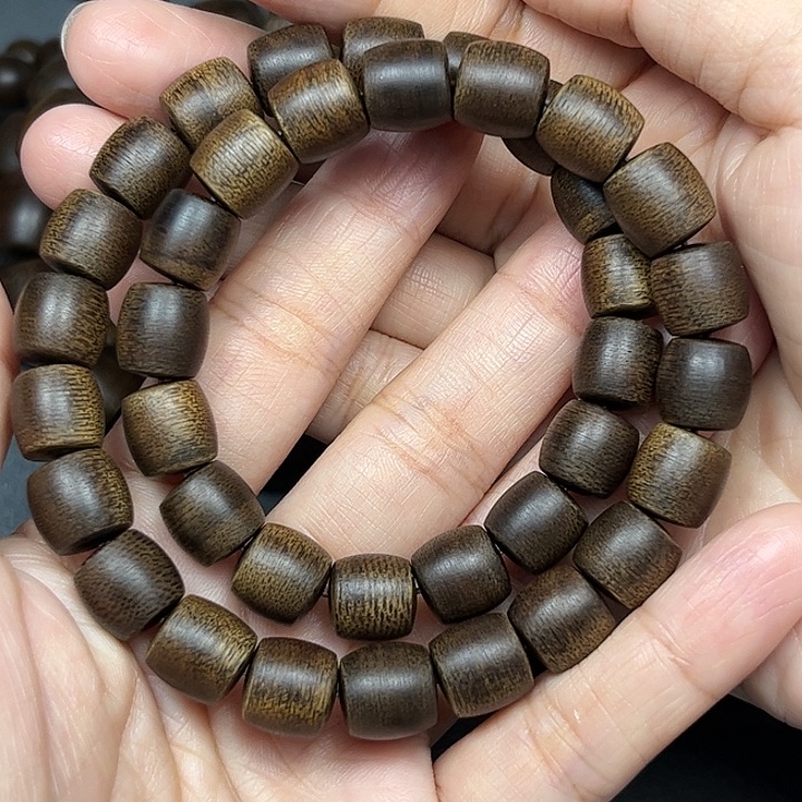 立***新沉香沉香碎屑白棋玉化1.0