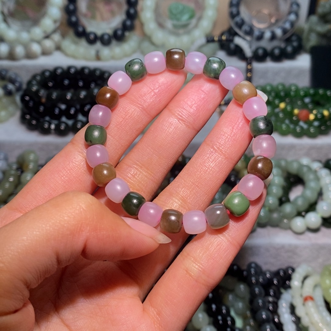 和田玉未镶嵌手链