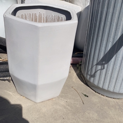 低腰白色六方中号23*33