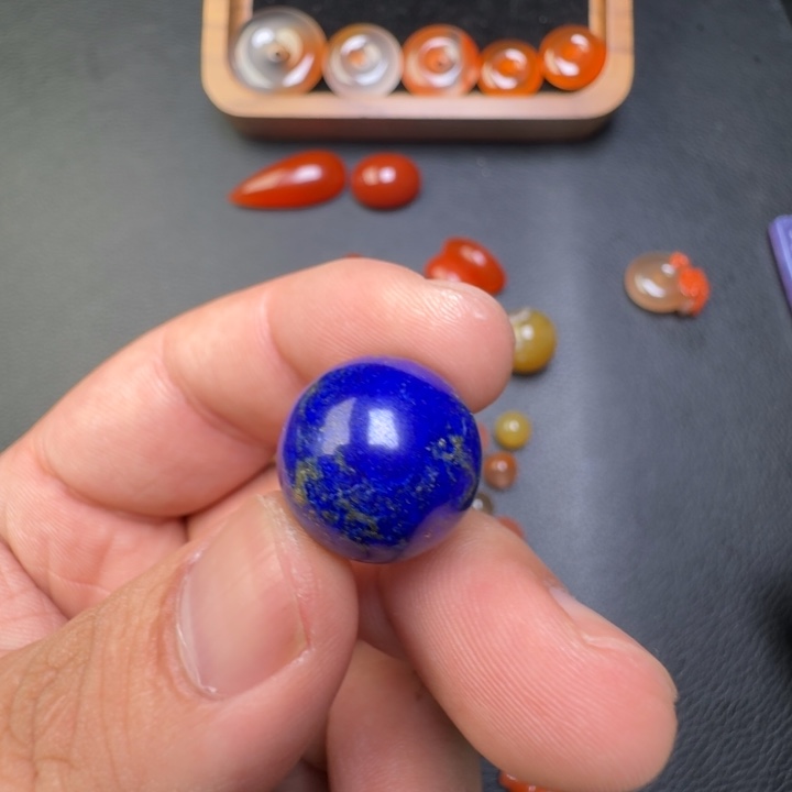 花***锦南红玛瑙未镶嵌吊坠(不含链)