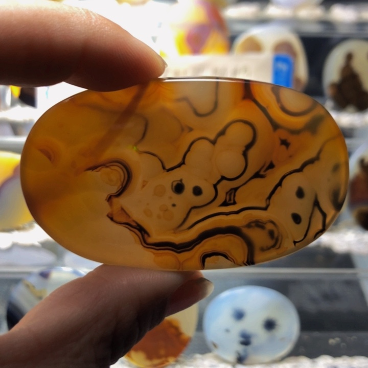 合金玛瑙/玉髓珠宝奇石115