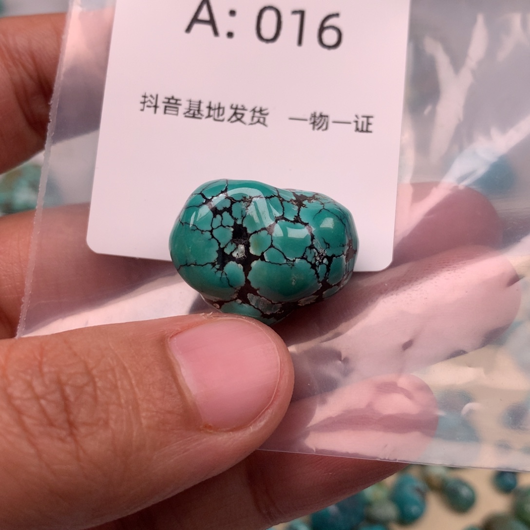 汀***.绿松石未镶嵌随形