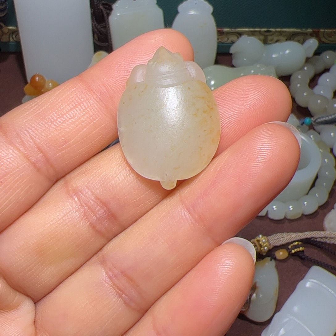 和田玉吊坠(不含链)未镶嵌