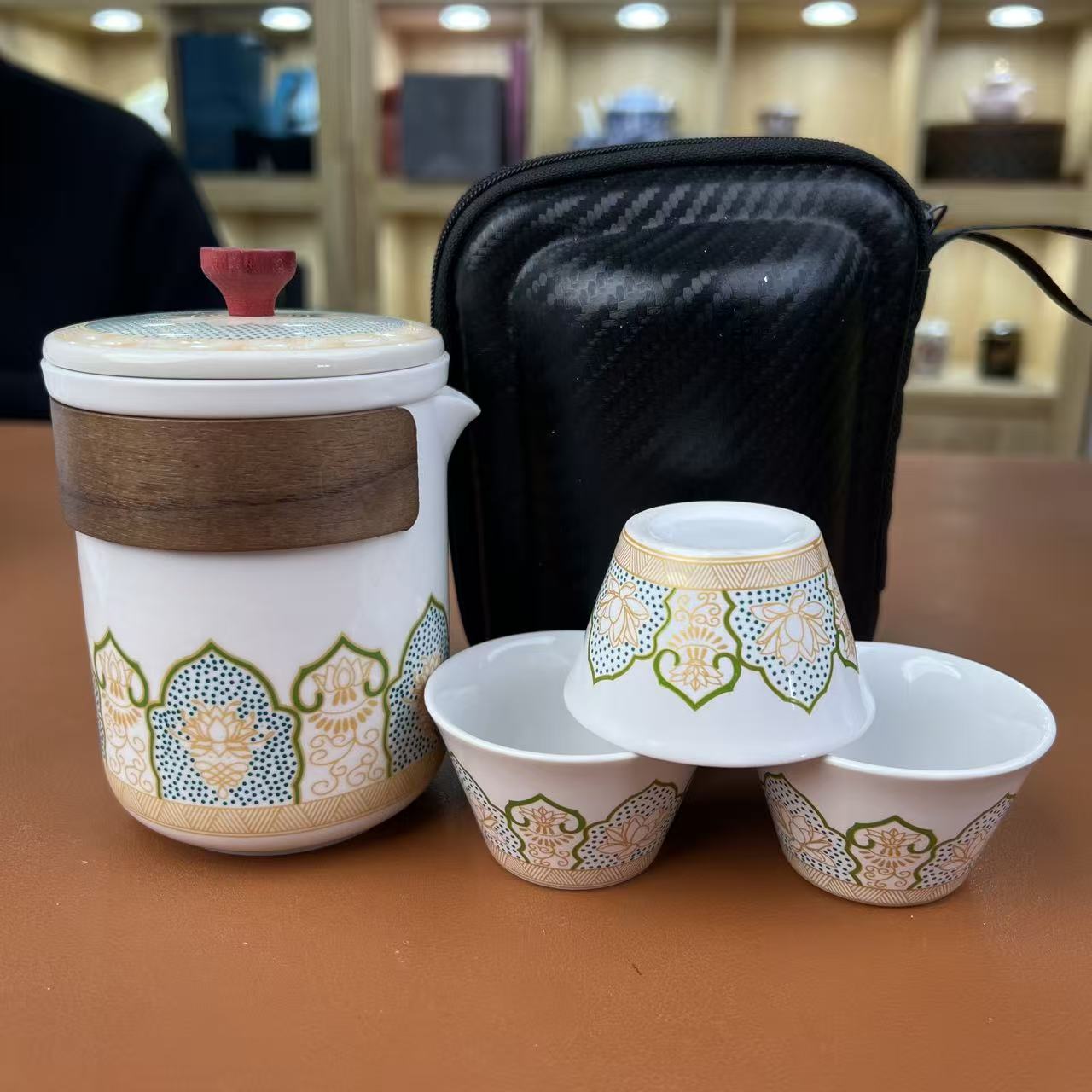 古韵【白】一壶三杯-旅行套 C1074