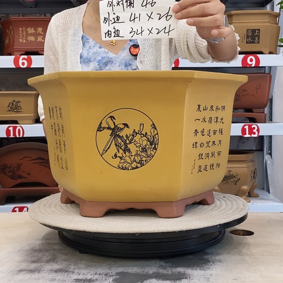 紫砂花盆紫砂花盆