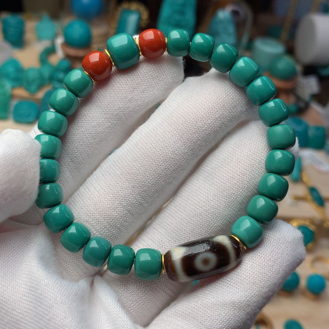 绿松石珠宝奇石未镶嵌