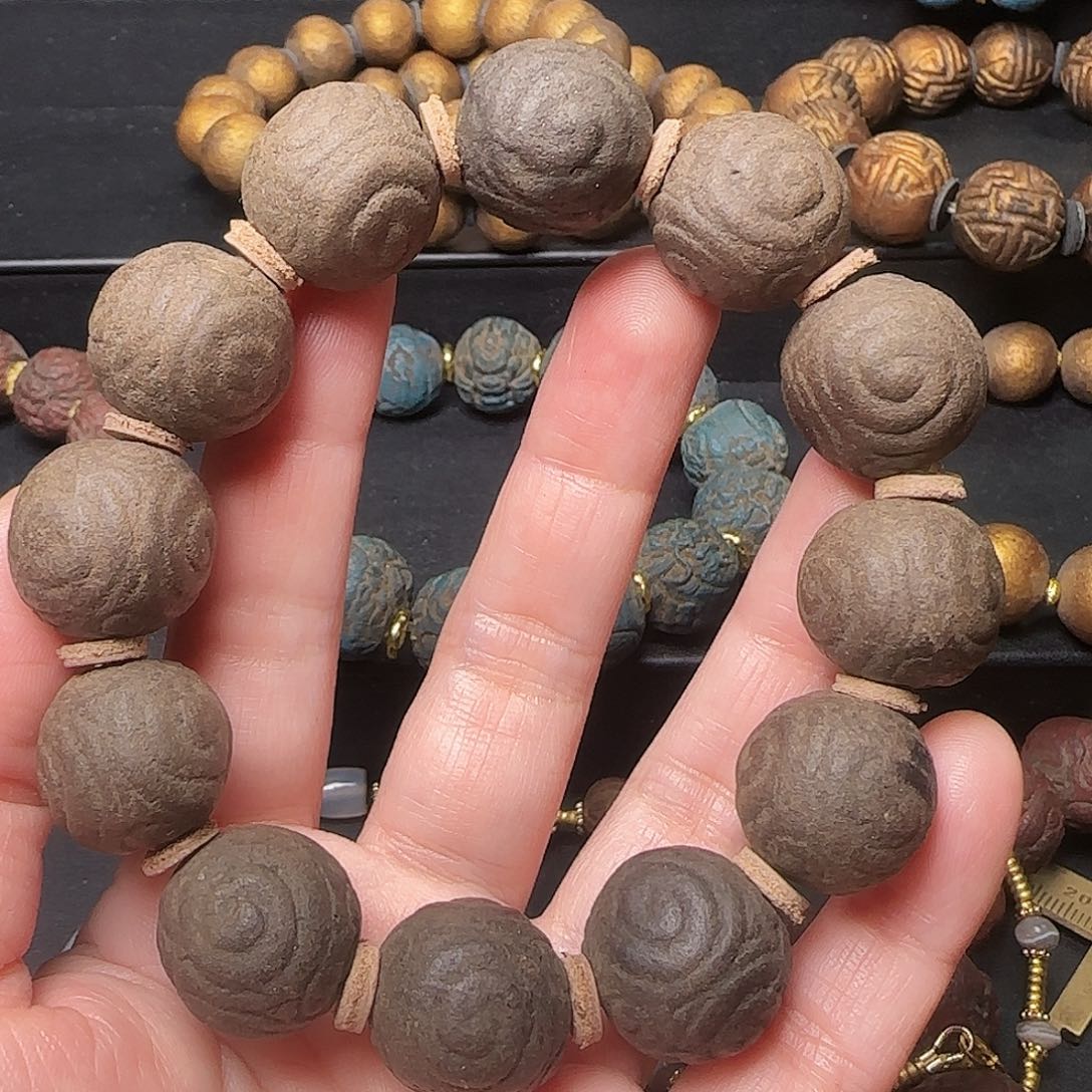 珠串老合香手串 原色