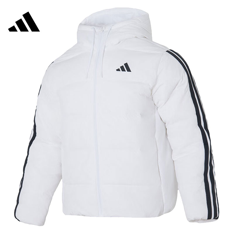 adidas/阿迪达斯ESS 3S P运动保暖连帽休闲羽绒服KH3988