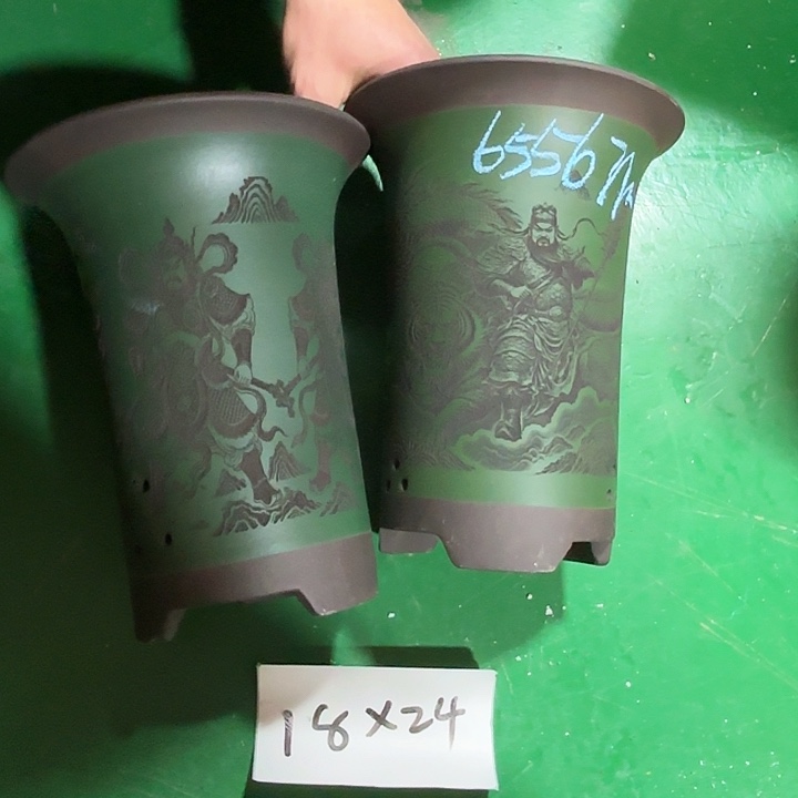 ****兰花盆紫砂微瑕中号